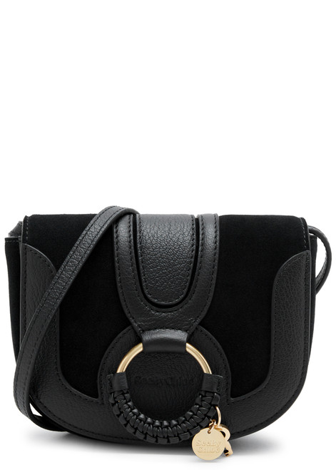 SEE BY CHLOÉ-Hana mini panelled suede cross-body bag