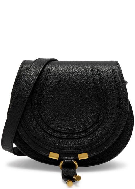 CHLOE-Marcie small leather saddle bag