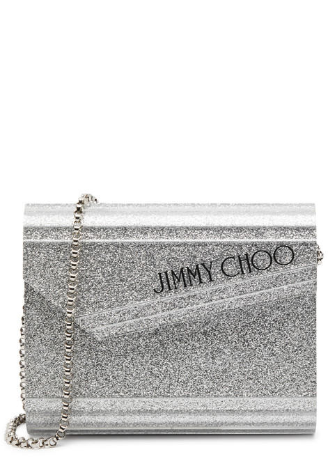 JIMMY CHOO-Candy glittered acrylic cross-body bag