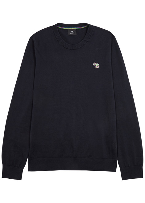 PS PAUL SMITH-Logo cotton jumper