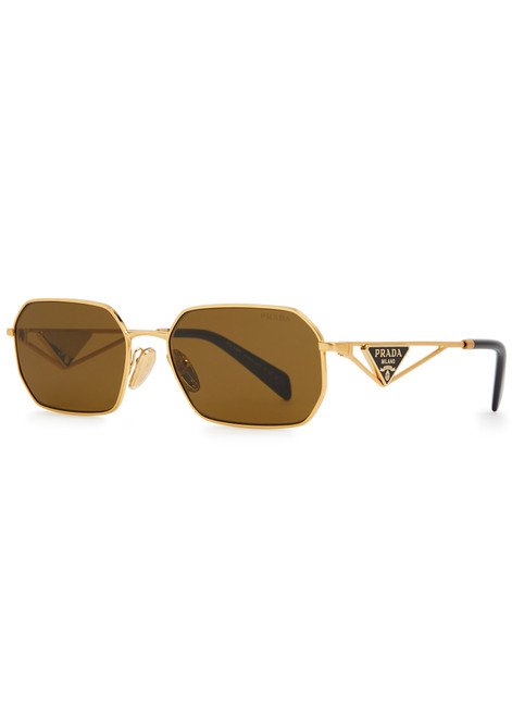 PRADA-Rectangle-frame sunglasses 