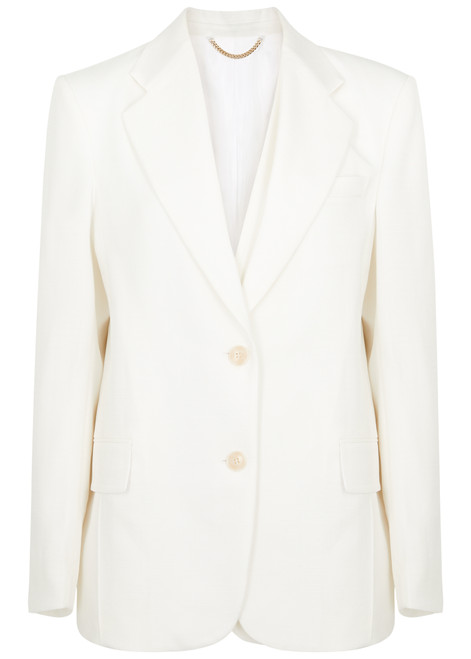 VICTORIA BECKHAM Asymmetric layered blazer | Harvey Nichols