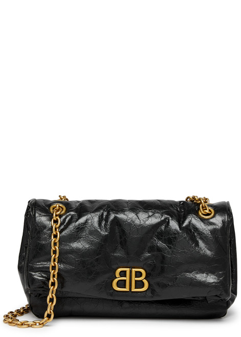 BALENCIAGA-Monaco small leather shoulder bag 