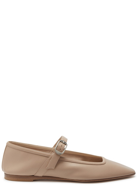 LE MONDE BERYL-Lea Mary Jane leather ballet flats