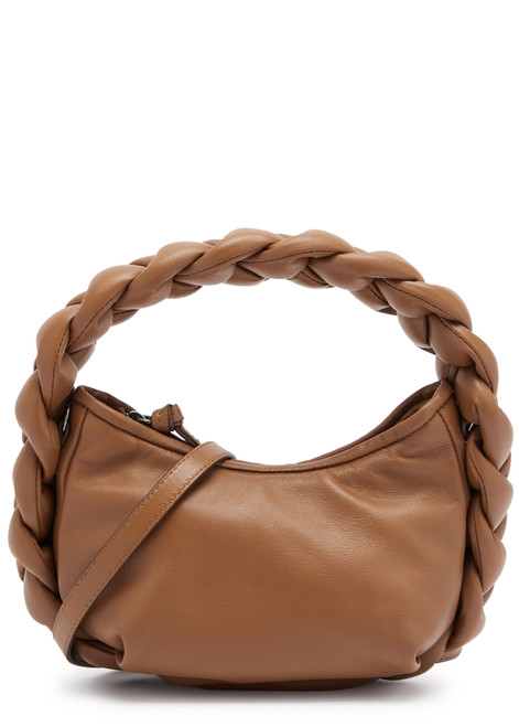 HEREU-Espiga mini leather top handle bag 