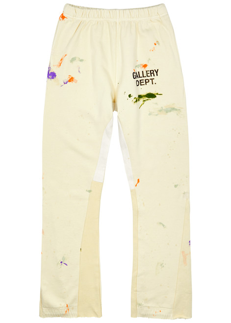 GALLERY DEPT.-Painted logo-print cotton sweatpants