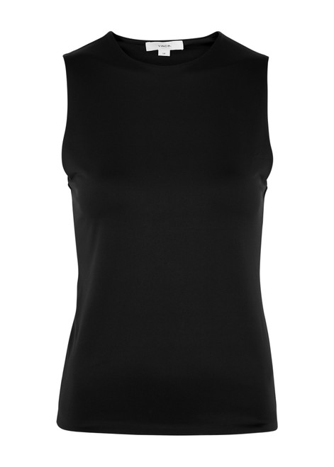 VINCE-Stretch-jersey tank 