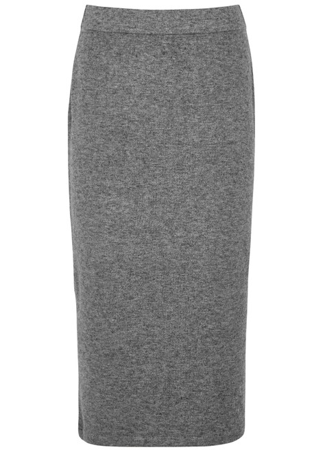 VINCE-Knitted midi skirt