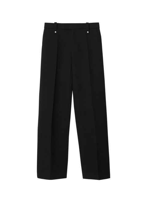 BURBERRY-Wool blend tailored trousers