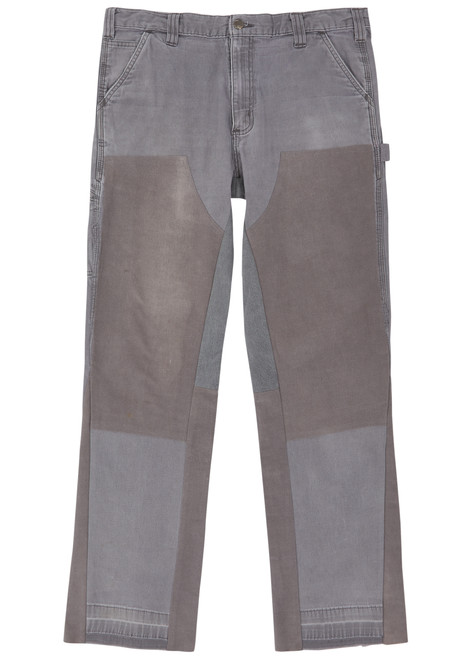 JEANIUS BAR ATELIER-Carpenter panelled straight-leg jeans