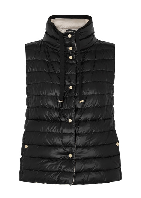 HERNO-Ultralight reversible quilted shell gilet