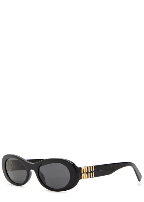 MIU MIU-Oval-frame sunglasses