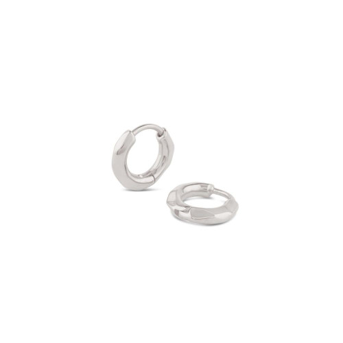 DINNY HALL-Thalassa micro faceted hoops