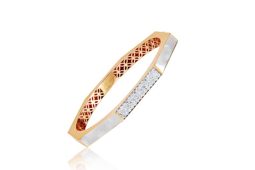 MOZAFARIAN-Diamond and pearl bangle