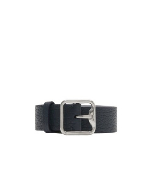 BURBERRY-Leather b buckle belt