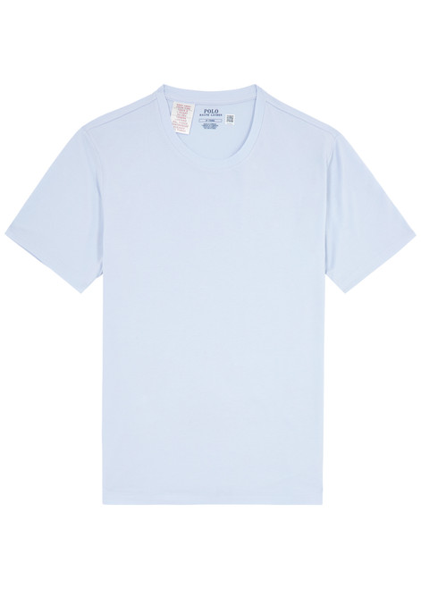 POLO RALPH LAUREN-Logo-embroidered stretch-jersey pyjama T-shirt 