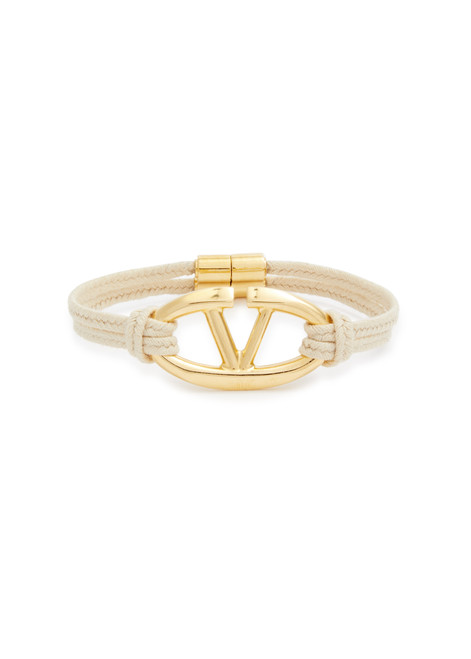 VALENTINO GARAVANI-The Bold Edition VLogo cord bracelet