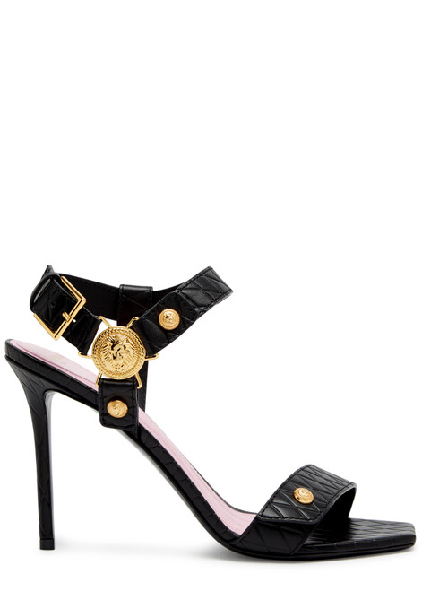 BALMAIN-Eva 115 quilted leather sandals 