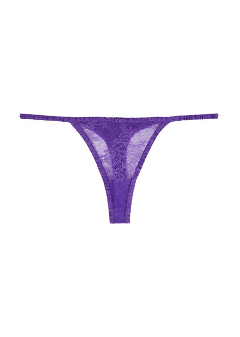 LOVE STORIES-Roomie panelled satin thong 