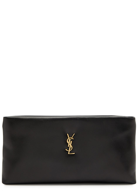 SAINT LAURENT-Calypso padded leather pouch 
