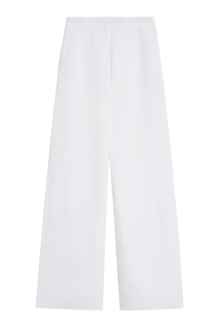 MAX MARA-Maxmara studio 2 uscita - flowing viscose and linen trousers