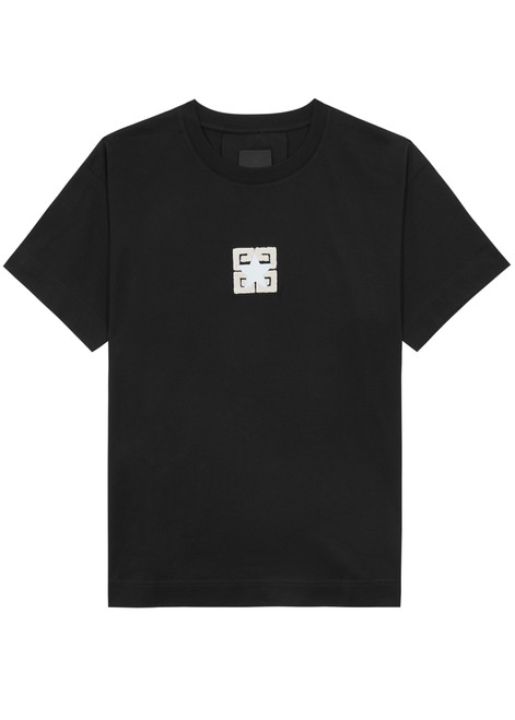 GIVENCHY-4G Stars logo cotton T-shirt 