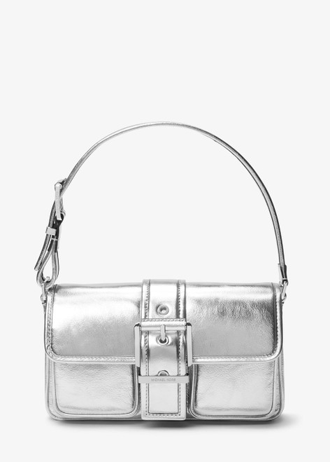 MICHAEL MICHAEL KORS-Colby medium metallic leather shoulder bag