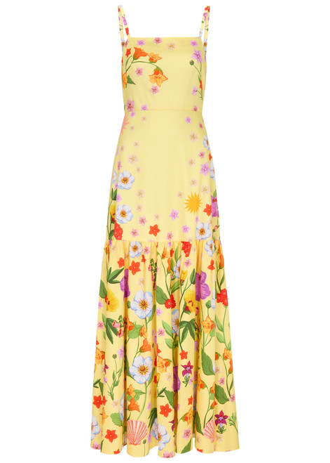 BORGO DE NOR-Cordiela floral-print cotton maxi dress