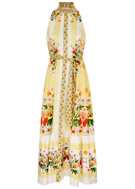 BORGO DE NOR-Biba floral-print cotton maxi dress