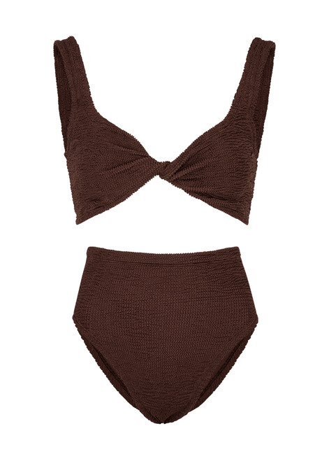 HUNZA G-Jamie crinkle bikini 
