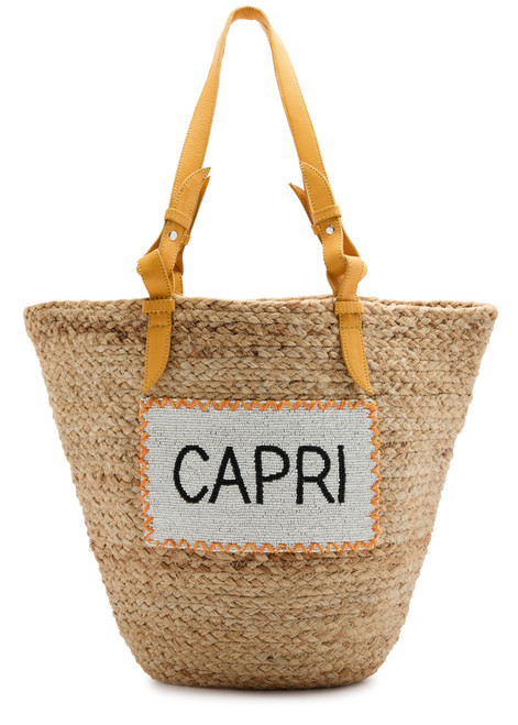 DE SIENA-Capri straw tote