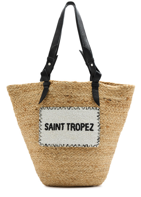 DE SIENA-Saint Tropez straw tote 
