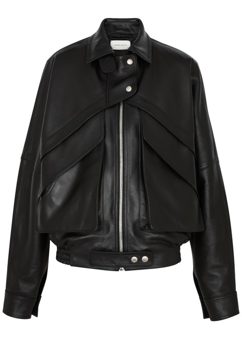 MAGDA BUTRYM-Oversized leather jacket 