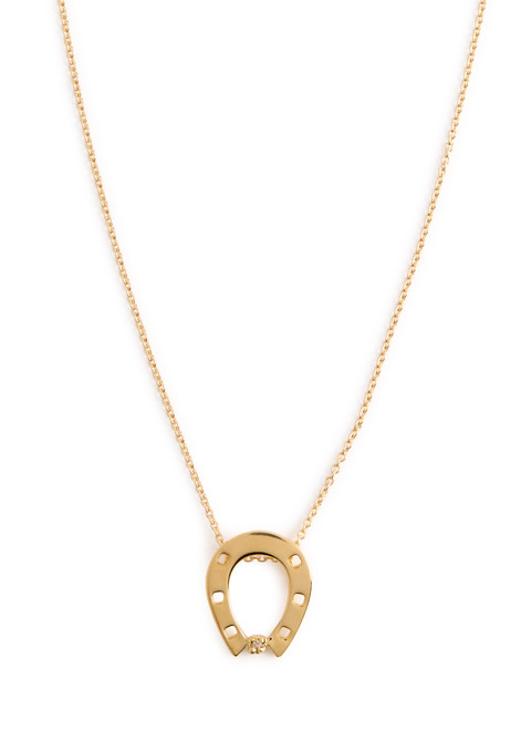 ALIITA-Horseshoe Brillante 9kt gold necklace 