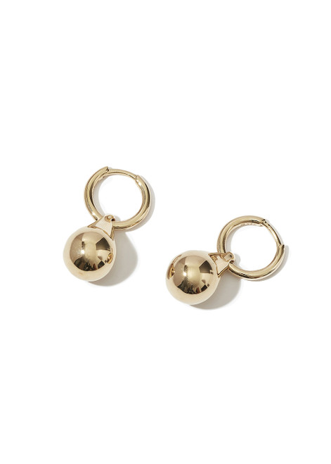 OTIUMBERG-Stilla 14kt gold vermeil hoop earrings