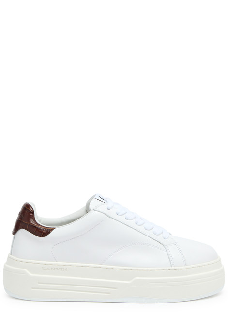 LANVIN-DDB0 flatform leather sneakers