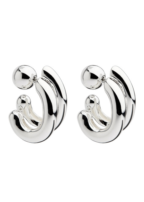 JENNY BIRD-Florence double-layered hoop earrings