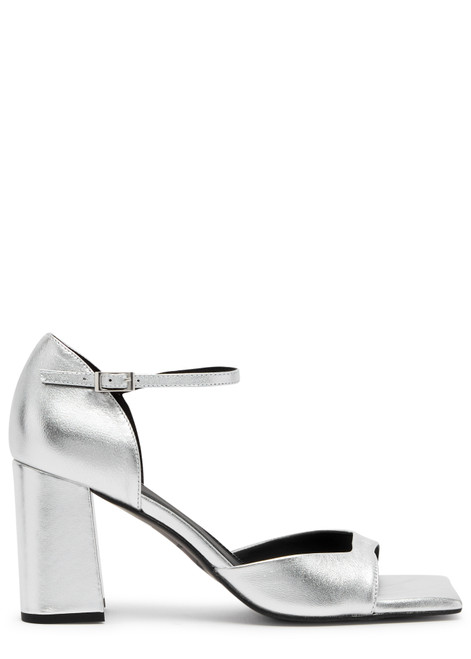 ALOHAS-Argil 90 metallic leather sandals 