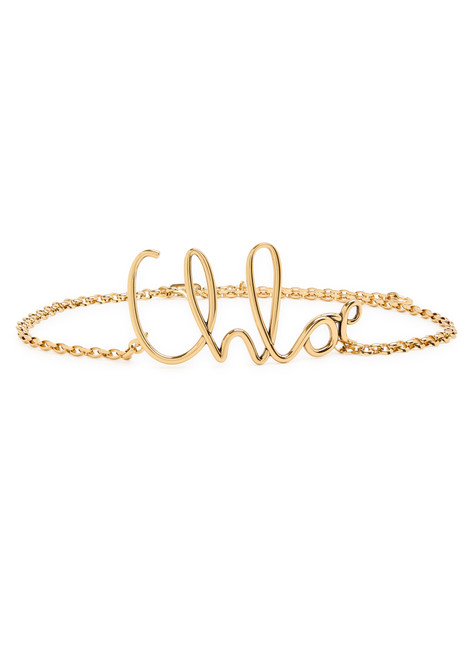 CHLOE-Logo chain belt
