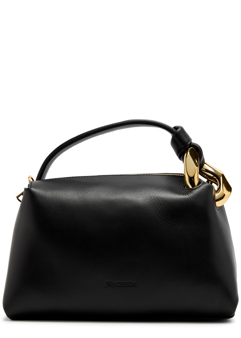 JW ANDERSON-Corner leather top handle bag 