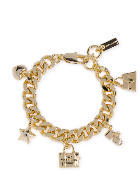 MARC JACOBS-Icon Charm mini gold-plated bracelet 