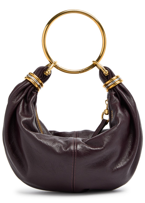CHLOE-Bracelet leather top handle bag