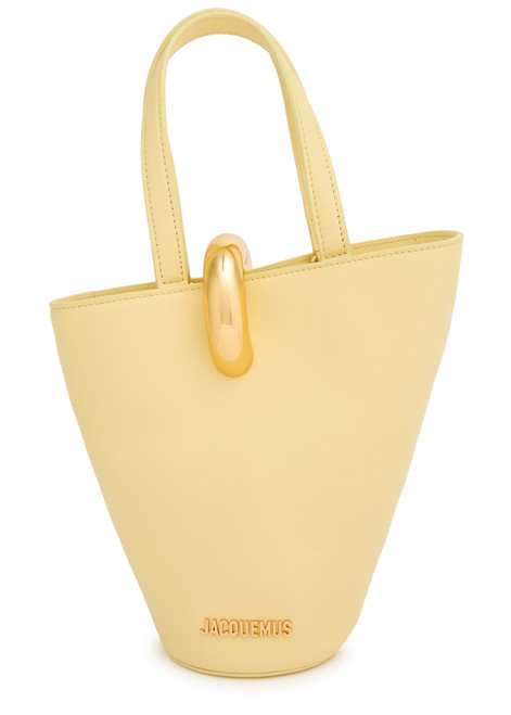 JACQUEMUS-Le Petit Bambola leather bucket bag 