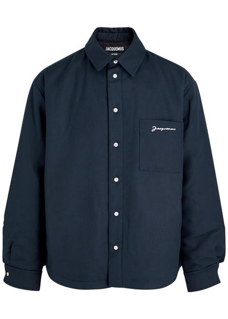 JACQUEMUS-La Chemise Boulanger padded overshirt 
