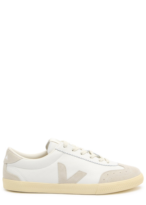 VEJA-Volley panelled leather sneakers
