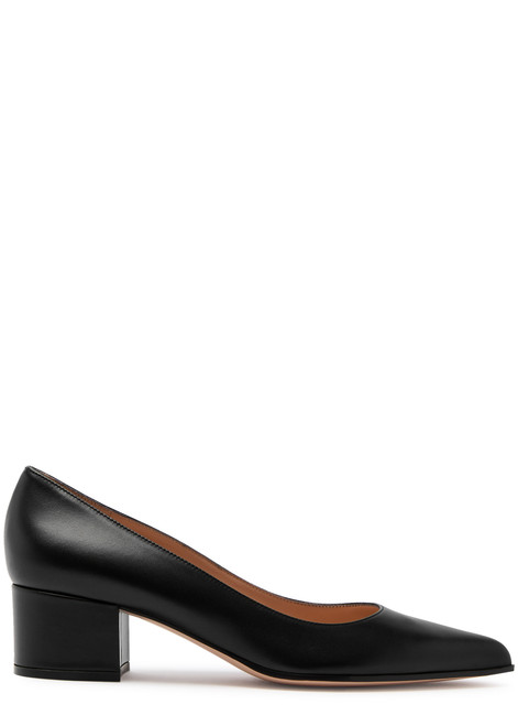 GIANVITO ROSSI-Piper 45 leather pumps 