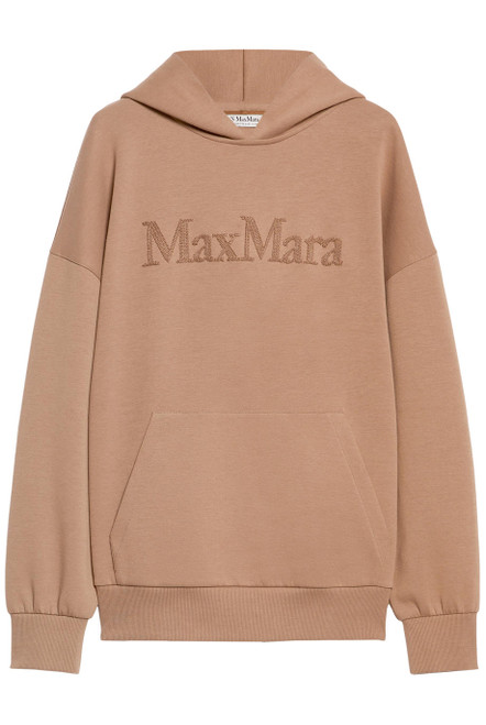 MAX MARA-Jersey sweatshirt with embroidery