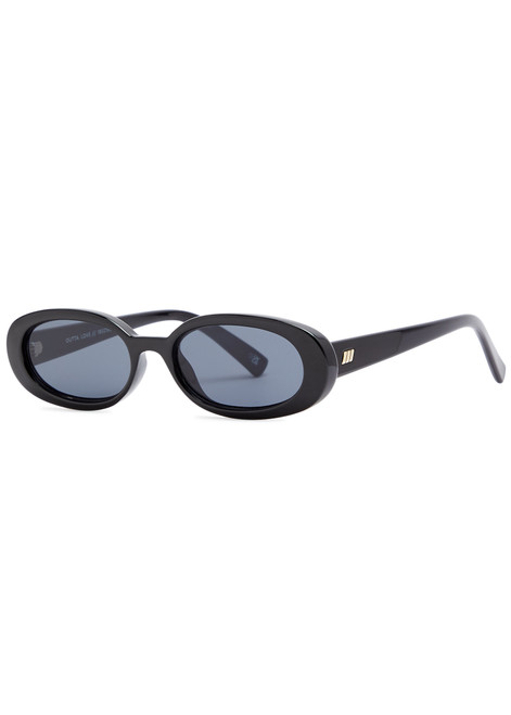 LE SPECS-Outta Love oval-frame sunglasses
