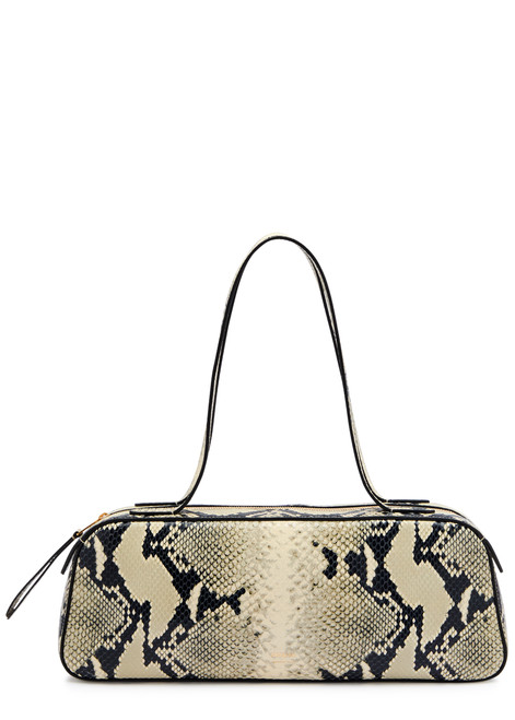 KHAITE-Simona python-effect shoulder bag