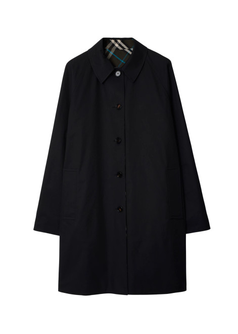 BURBERRY-Long reversible gabardine car coat